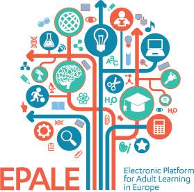 Logo delal piattaforma elettronica europea dedicata all'apprendimento degli adulti