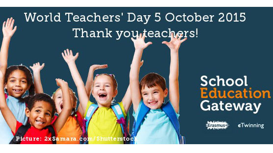 Thank you Teachers - thunderclap campaign per la Giornata mondiale dell'Insegnante